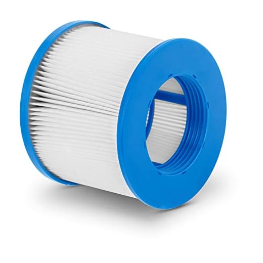 Uniprodo Filtros Para Jacuzzi Cartuchos De Filtrado Uni_Pools_06 (Diámetro 65/105Mm, Altura 87Mm, Tiempo De Uso: 168 Horas/Filtro, 6 Unidades)