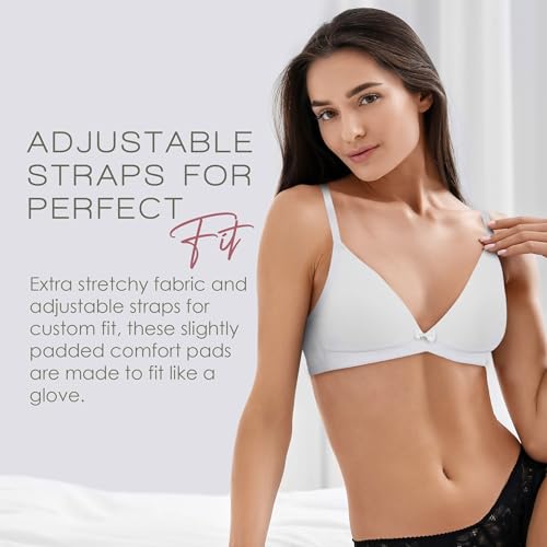 Alyce Ives Intimates Girls, Teens & Petite Women Lightly Padded A Cup Bra-6 Pack