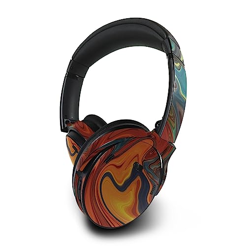 Image of MightySkins Skin Compatible with Bose QuietComfort 45 Headphones - Lava Water | Protective, Durable, and Unique Vinyl Decal wrap Cover | Easy to Apply, Remove, and Change Styles | Made in The USA