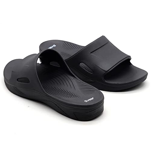 Image of SVAAR EveryWear Sliders for Men || Comfortable Indoor Outdoor Slider Slip-on Slippers for Men and Boys
