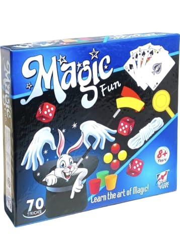 Image of 70 Tricks Magic Kit for Kids - Learn the Art of Magic with Cups, Cards, Rope & Wand | Beginner Magic Set | Educational Magic Toy | Magic Game Set for Boys & Girls 8+ Years (Magic 70)