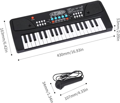 Storio Kids Piano Keyboard with Mic | 37 Keys, 8 Rhythms, 8 Tones & 6 Demo Songs | Electronic Musical Toy for Boys & Girls Age 2-5 | Educational & Recording Keyboard for Beginners - Image 3 thumbnail