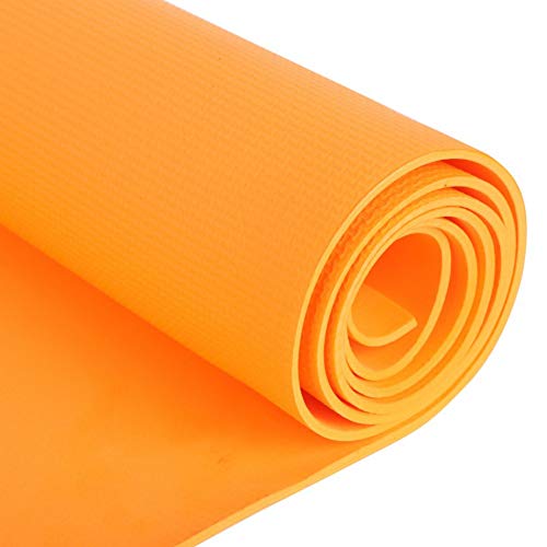 Ardorlove Yoga Mat Exercise Fitness Mat Eva Exercise Pad 4Mm Thick Dampproof Anti-Slip Anti-Tear Foldable Gym Workout Fitness Pad Sports Accessory(Orange) #TOP1