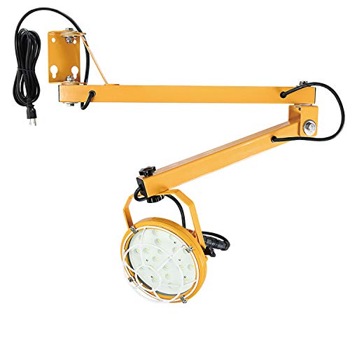 MCWOFI LED Loading Dock Lights 30W, Rotatable Lamp Head, LED Dock Bay Swing Arm Light , Brighten Trailers & Shipping Trailers, 9ft Power Cord, ETL, Crystal White (30W 3600LM & 40in Single Arm) MCWOFI LED Loading Dock Lights 30W, Rotatable Lamp Head, LED Dock Bay Swing Arm Light , Brighten Trailers & Shipping Trailers, 9ft Power Cord, ETL, Crystal White (30W 3600LM & 40in Single Arm)