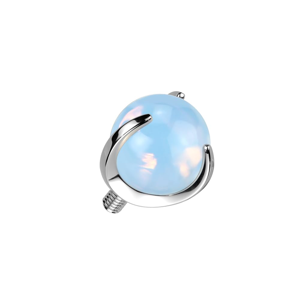 Piercing A Zampa In Titanio G23 Con Zirconi - Ancora Transdermica, 23 Colori, Ideale Per Regalo - Foto 2