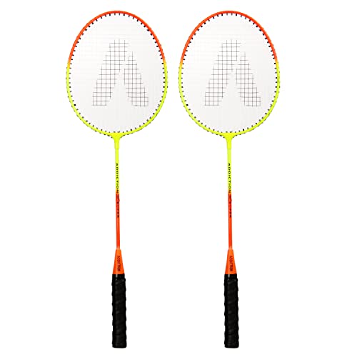 Image of Addiction Alloy Steel AD 88 Badminton Racquet (Multicolor) -Pack of 2