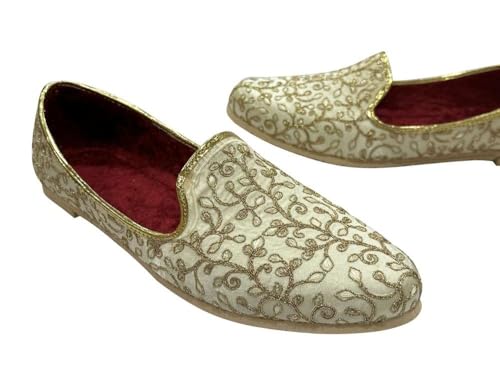 Stop n Style Punjabi Jutti for Men Sherwani Shoes Mens Loafers Dress Wedding Shoe Slip On3