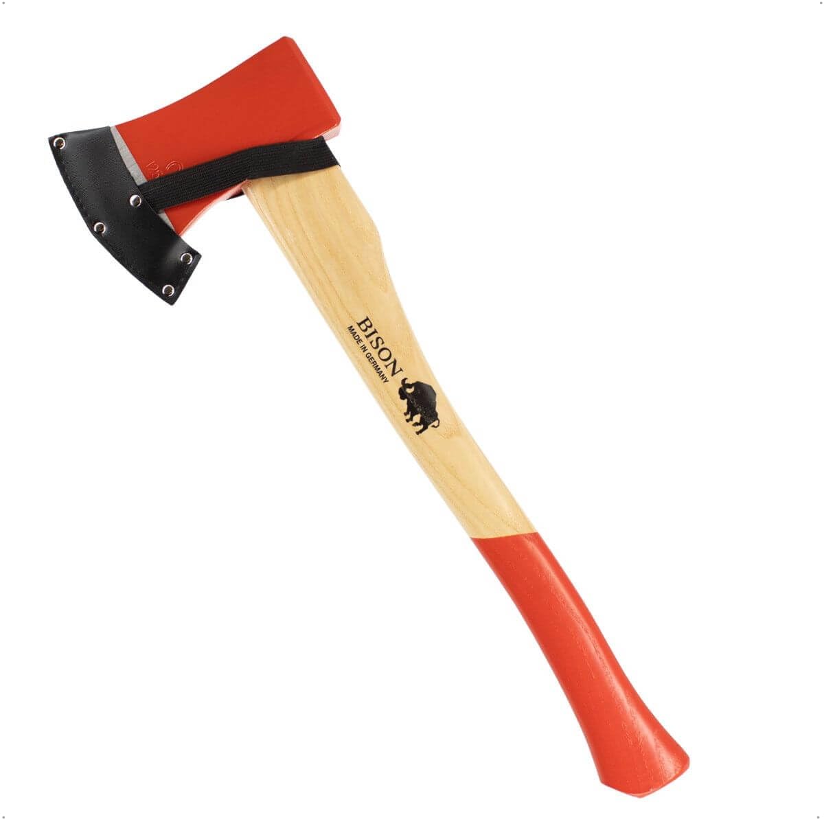 Bison Spaltbeil 1250g, müheloses spalten mittelgroßer Holzstücke und Kaminholz, 500 mm Eschestiel besonders robust & stabil, höchste Spaltleistung