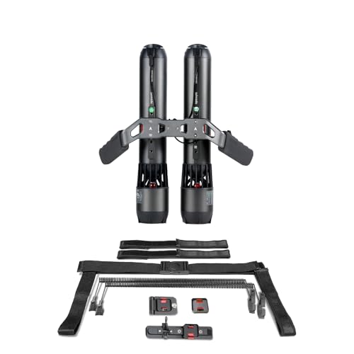 Subnado Unterwasser-Scooter Grau im 2er-Pack mit Zubehörbox und Doppelmotor-Handgriffhalterung