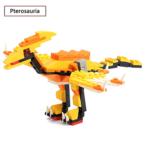 Preisvergleich Produktbild SEIGNEER Pterosauria Dinosaurier Bauspielzeug Konstruktionsspielzeug Lernspielzeug 134-teilig