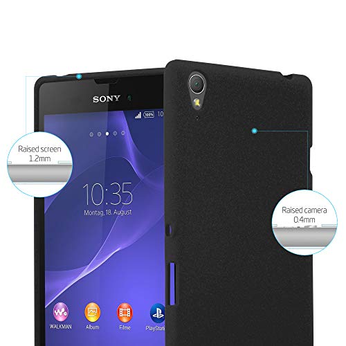 Cadorabo Custodia per Sony Xperia T3 in FROST NERO...