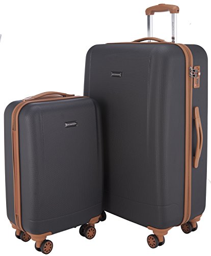 Valises de voyage HAUPTSTADTKOFFER Wannsee rigides noires set S L pour vacances