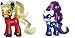 My Little Pony Power Ponies Fili-Second Pinkie Pie, Zapp Rainbow Dash Mistress Mare-Velous Applejack & Radiance Rarity Figure Bundle by MLP