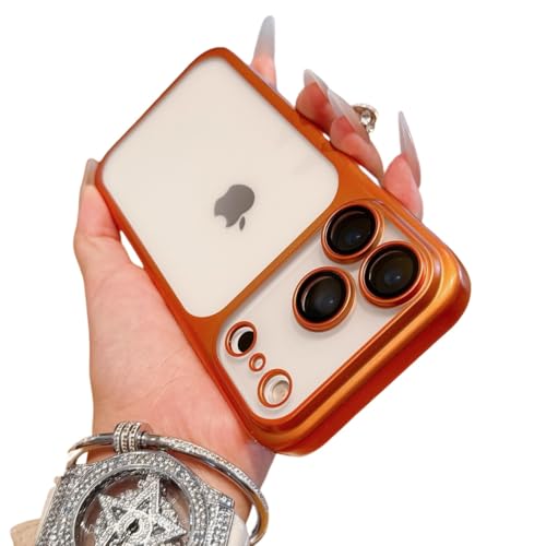 iPhone 17 Pro Max �p �P�[�X �J���������Y�ی�J�o�[�t�� �}�b�g�d�グ ������ �N���A �A�C�t�H��17promax �Ή� �J�o�[ �n�[�h�P�[�X �ϏՌ� �J���t��,�I�����W