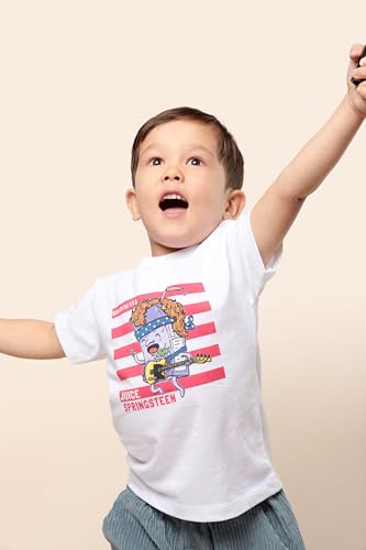 Juice Springsteen Kids Tee, 100% USA Cotton, Unisex-Kids, Classic American Rock Tees3
