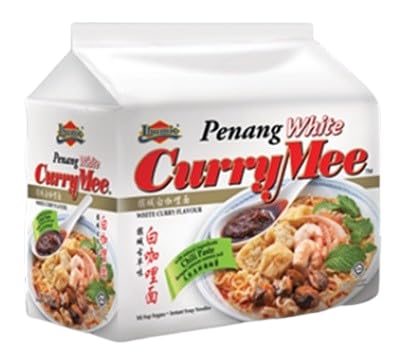 Image of Ibumie | Penang White Curry Seafood Noodles | Malaysian Style Instant Noodle|105Gm (Pack Of 4) Healthy Food - Low Carb, 105 Gm