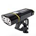 TANSOREN USB Rechargeable Bike Headlight with 2000 Lumens LED Lamp -【Upgrade Front Bike Light Base】, Bicycle Light Waterproof 5 Light Modes for Road Cycling Safety Flashlight