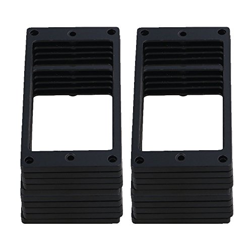 Yibuy 20pcs sbNAbvt[Jo[v[g g₷ CXg[ȒP  88x45x3.5mm ubN