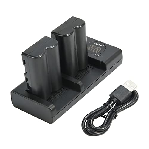 DSTE NP FM500H Batería de repuesto + Cargador USB dual con pantalla LCD Compatible con Sony A200,a300,a350,a700,Alpha a58, a99,DSLR A100/B,DSLR A100K/B,DSLR A100W/B,DSLR A300,DSLR A300K Cámara