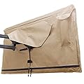 Outdoor TV Cover 48, 49, 50 inch - with Zipper, Weatherproof, Waterproof 360 Degrees Protection, Soft Non Scratch Interior - Beige