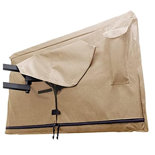 Capa de TV externa de 70-75 polegadas - com Zíper, à prova de intempéries, Proteção à prova d'água de 360 ​​graus, Interior macio anti-riscos - capa Bege