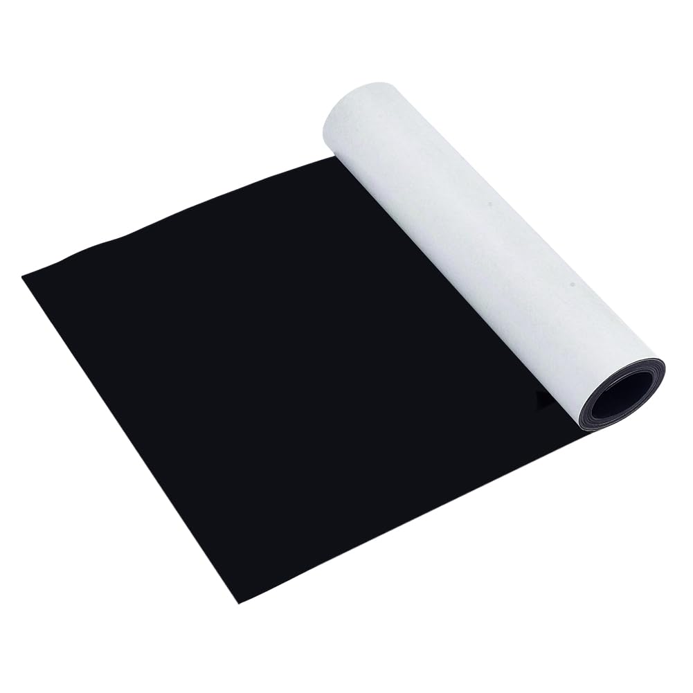 OLYCRAFT Self-Adhesive Neoprene Rubber Sheets 79x16x1/16 Inch Solid Neoprene Rubber Strips with Adhesive Backing Backed Adhesive Foam Padding for Seal DIY Gaskets Pads Liner Flooring Crafts