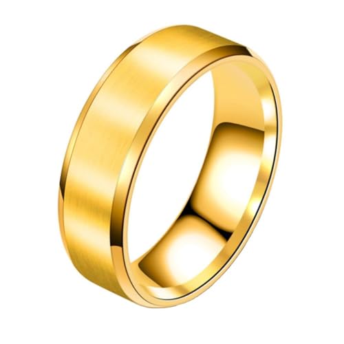 nine-tailed fox Love Ring For Women Men Girls Boys Kids Titanium Steel 18K Gold Jewelry Unisex Adult Wedding Birthday Present Anniversary Best Gifts Size 10