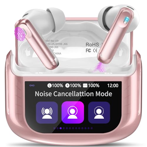 Écouteur Bluetooth sans fil tactile Thunelec avec réduction de bruit ANC 5 EQ