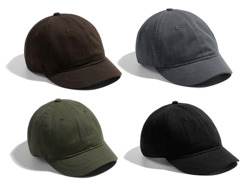 Image of Adjustable Mens and Womens Sun Hat Short Brim Baseball Cap