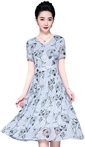 Amazon Sooger 若い お母さん 中年 婦人服 ワンピース 気高い 気質 スカート 有閑マダム 西洋風 服 レトロワンピース パーティードレス Vネック ウィンテージ フレア ロカビリー レディース ワンピース ドレス パーティードレス マキシワ イブニングドレス 通販