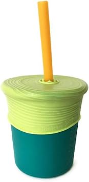 Silicone Straw Cup - Sea