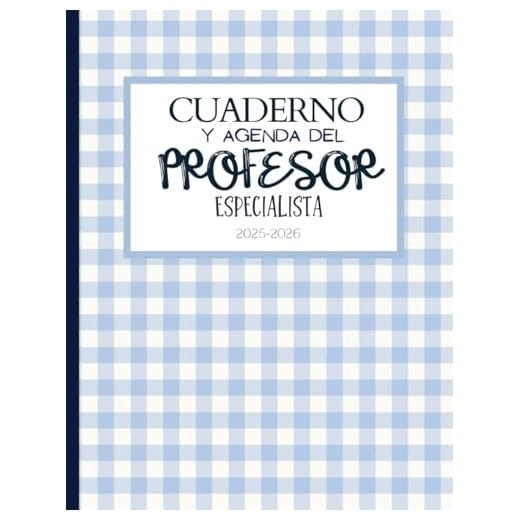 Cuaderno y Agenda del Profesor ESPECIALISTA. Planificador y Organizador de Clases Mensual y Semanal para el Docente.: 25 Hojas Dobles (50 páginas) ... de Arte, Música, Educación Física...