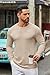 COOFANDY Men's Long Sleeve T Shirt Crew Neck Tee Shirts Lightweight Work Tees Solid Casual Basic T-Shirts