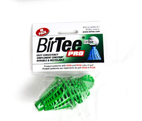BirTee Pro Winter/Mat Golf Tees - 8 Pack (Green)
