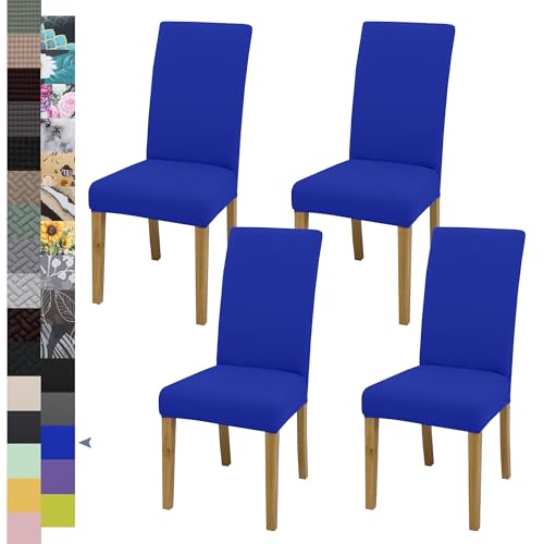 SUKAIKEQA élastique, Housse de Chaise Haute, Housse de Chaise de Bureau (Lot de 4/6/8 pièces avec Dossier) pour Le Salon, la Cuisine, la fête et l'hôtel....