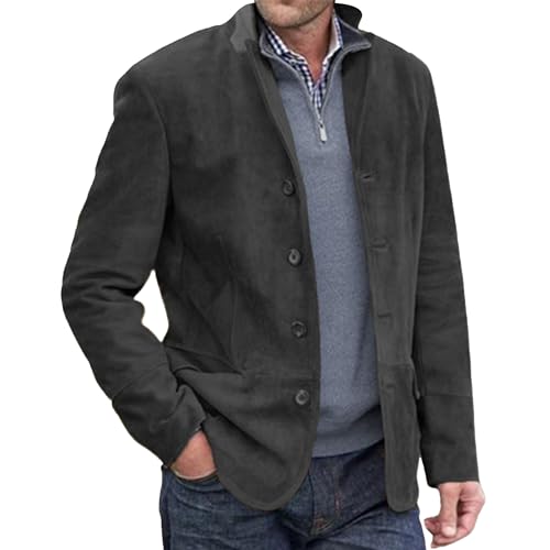 Men's Vintage Casual Wear Corduroy Suit Lightweight Blazer Jacket Sport Coat Denim Blazer Business Suit Jacket - Main Image