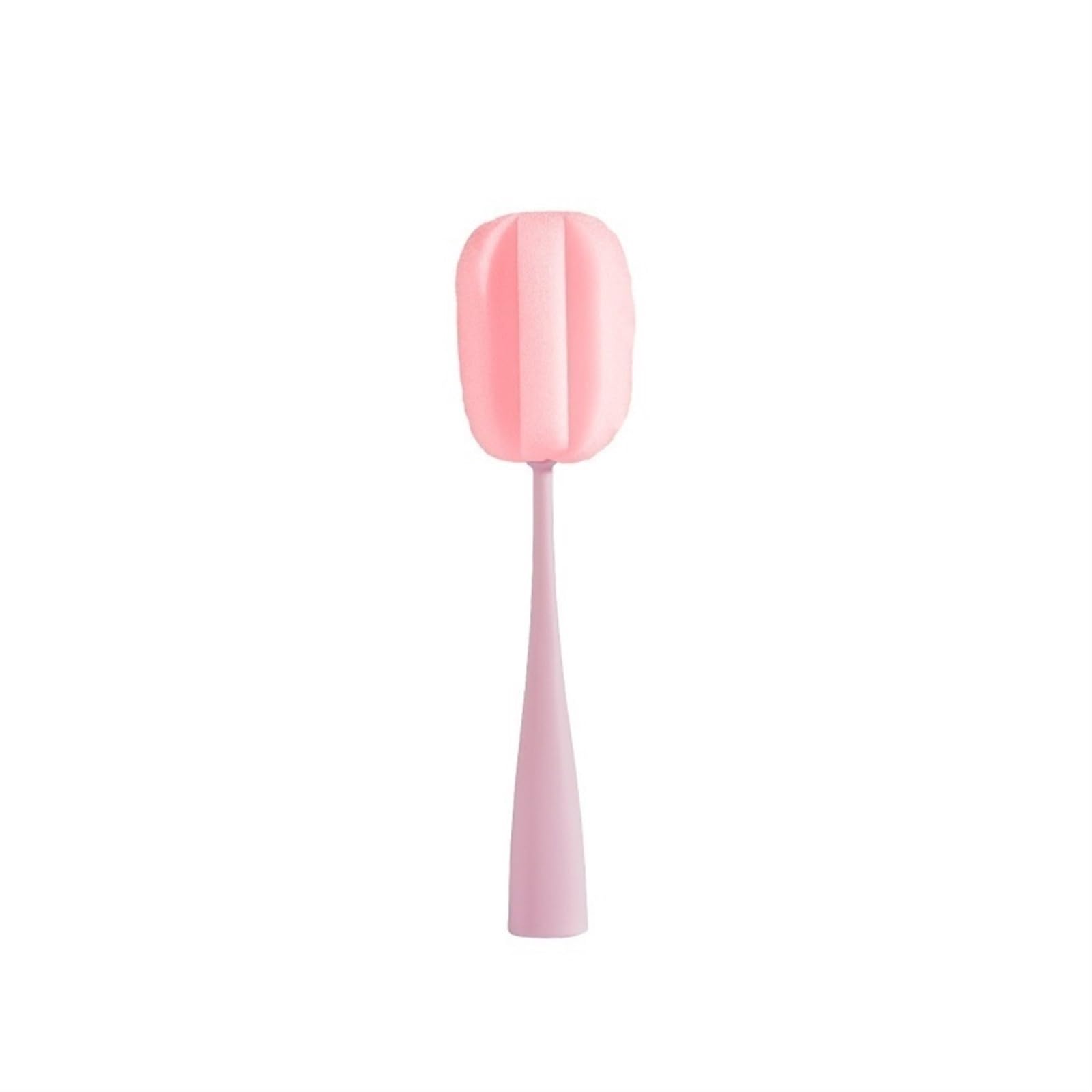 Tassenschrubber Haushalt Vertikal Langgriff Glasschale Pinsel Thermos Flasche Schwamm Reinigung Pinsel Becher Cup CUPERER UND WOUBBER KÜCHEN Gadgets Cleaning Brush (Color : Pink, Size : 5X23CM)