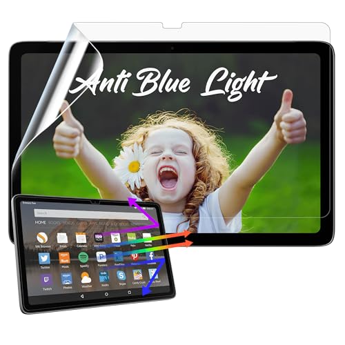 IPROKKO 2 Pack Anti-Blue Light Screen Protector for Fire Max 11 Tablet (11 inch) Anti Glare Screen Film Fire Max Stylus Pen Compatible