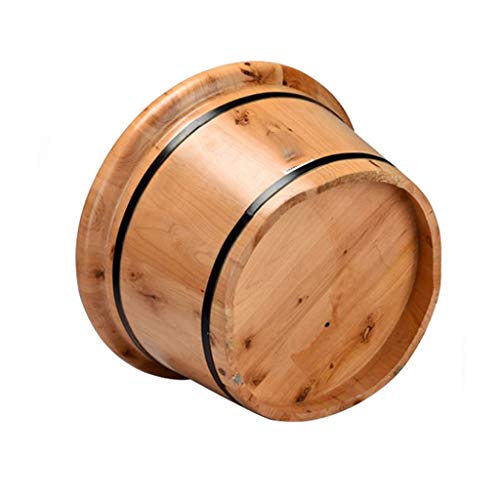 Baño de pies de madera con masaje, 25 cm alto miniatura 6