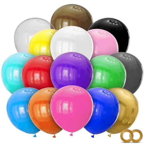 Image of 32pcs Big Balloons Assorted, 18 Inch Large Latex Giant Heavy Duty Balloons for Birthday Wedding Baby Shower Decorations