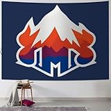 Shiartex Banger - White BMS Blue Mountain State University Mountain Goats College School Logo Funny College Dorm Flag Banner Tapestry Poster Meme Feet Thad Castle Alex Moran 60x50inch