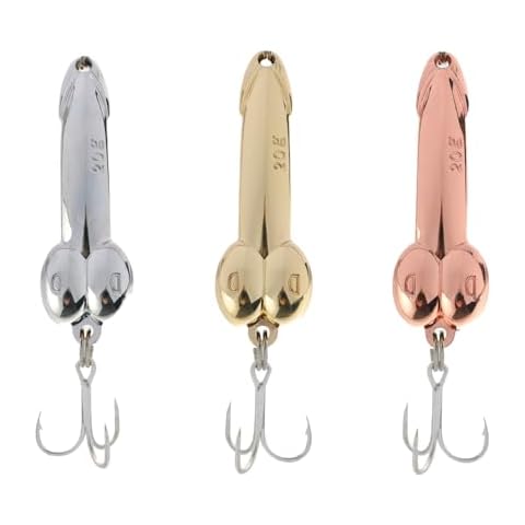 3 PCS Metal Fishing Lures with Hooks Cover