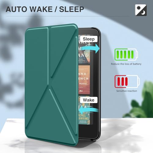 MoKo Case for 7" Kindle Paperwhite 12th Generation 2025/2024, Jade Green by MoKo - Used condition - Image 7