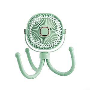 Reachmall HD1F6TWNIM856UL9R4536EL321BDD Mintgrüner Kinderwagen-Ventilator