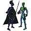2pcs | Black Purple / Laser Green
