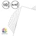 Mat Board Center, 10 Pack 8x10 White Backing Boards, Cardboard for Arts, Prints, Frames, Photos and More