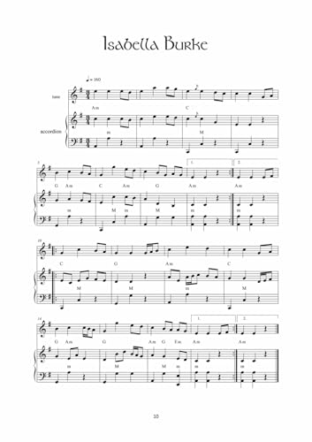 Irish Music Duets O' Carolan partition accordéon violon flûte celte