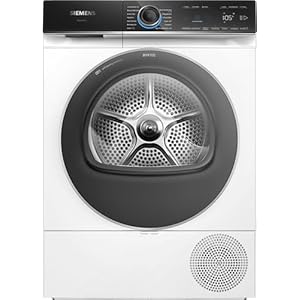 Siemens WQ46B2C40 iQ700 Slimme warmtepompdroger, 9 kg, varioSpeed-droogfunctie, zelfreinigende condensator, afstandsbediening via app, spraakbesturing
