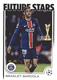 2024 Topps UEFA Club Competitions #116 Bradley Barcola Paris Soccer Card - Sportscard Superstore