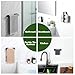 Alise Hand Towel Holder Black Towel Bar for Bathroom Wall Mount,SUS304 Stainless Steel Towel Rack for Bathroom and Lavatory,Kitchen,8'' Bath Towel Hanger Towel Rail